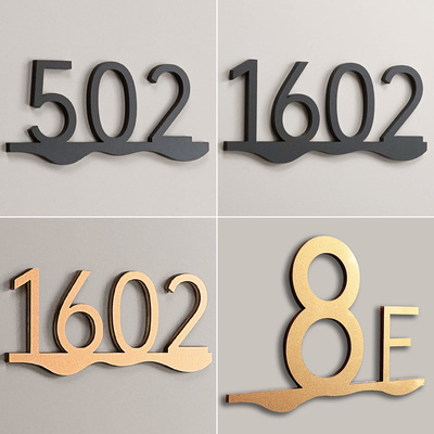 立体字入户门牌号码牌房号牌定制