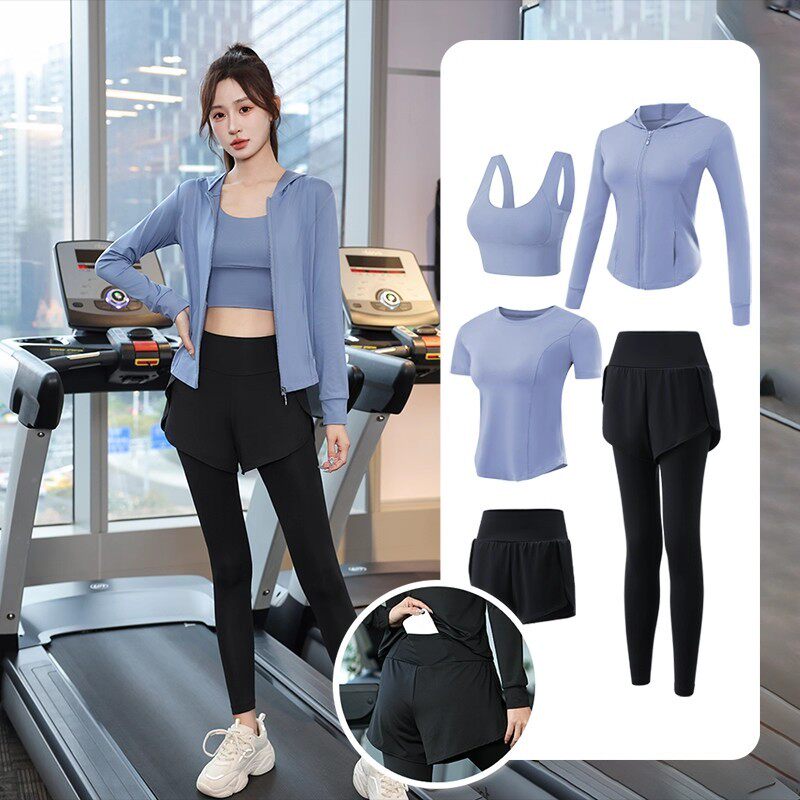 韩国Uamtor健身服女秋季高级感25新款休闲晨跑瑜伽服专业运动套装