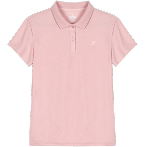 特步短袖T恤女夏季透气翻领半袖休闲体恤运动上衣t健身女士POLO衫