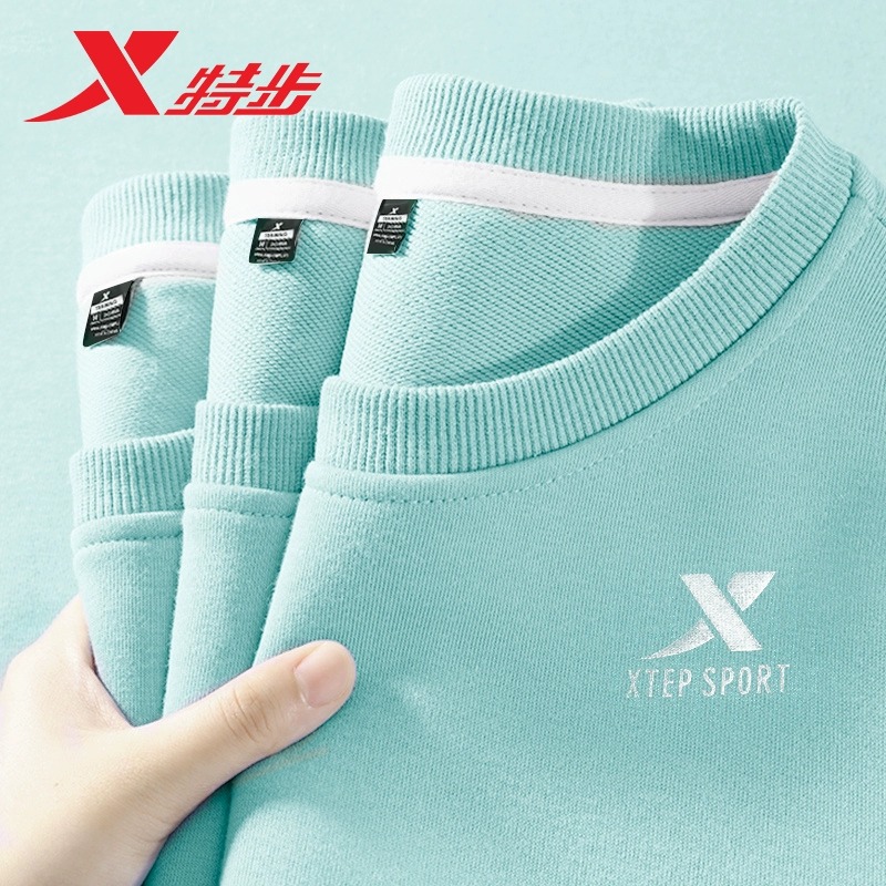 XTEP/特步女圆领秋季长袖卫衣