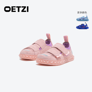 厚底丑萌鞋 OETZI女童休闲鞋 可穿板鞋 中大童粉色低帮鞋 男童潮 四季