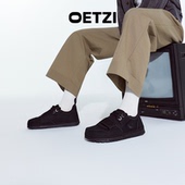 平底休闲板鞋 憨憨鞋 男士 帆布女鞋 百搭丑萌鞋 OETZI冰人奥兹春季