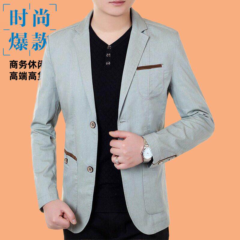 户外秋季中年男士春休闲便服单西