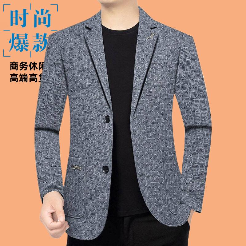 2026秋季新款中年春休闲便服单西