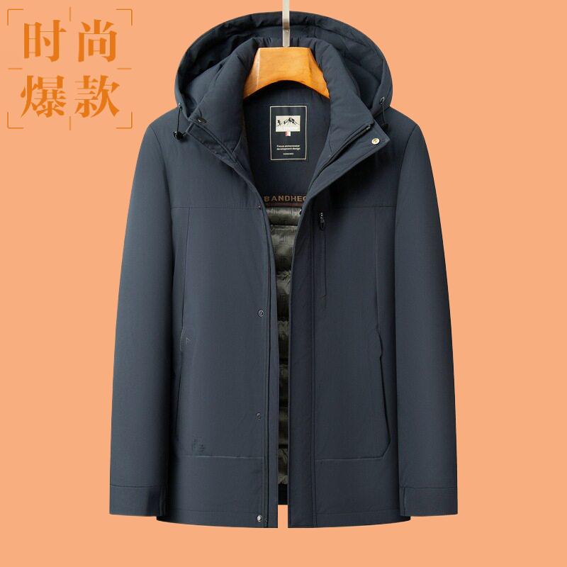 中老年冬季男式外套中年商务常规