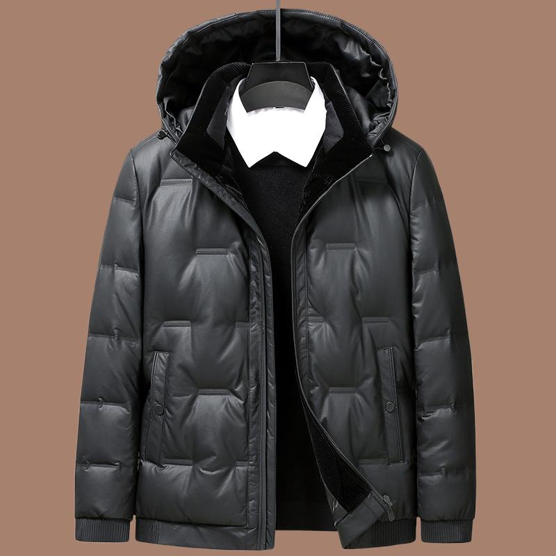 羽绒服简约宽松短款加厚城市休闲