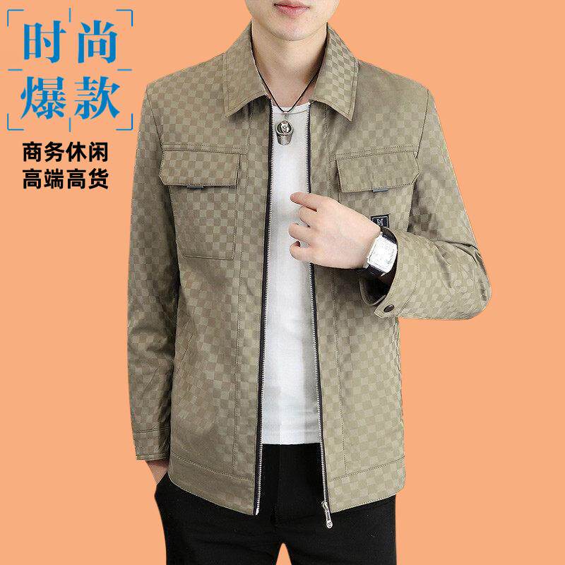 爆款秋冬男款韩版新款时尚休闲夹克外套