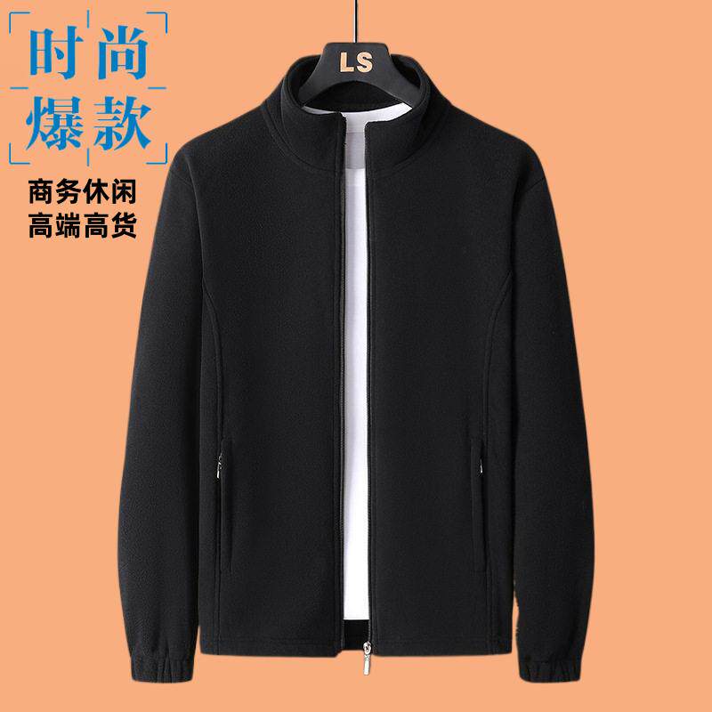 秋冬奥粒绒新款情侣时尚潮流夹克卫衣上衣外套