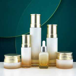 分装瓶化妆品空瓶包装瓶30g空瓶玻璃瓶乳液泵瓶膏霜瓶护肤瓶容器