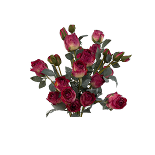 高级感法式干枯玫瑰仿真花假花干花永生花束高档客厅餐桌玄关摆件