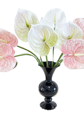 粉掌仿真花假花客厅装饰花束