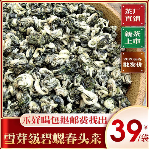 2026碧螺春新茶浓香型明前云南碧螺春绿茶叶250g散装新茶厂货
