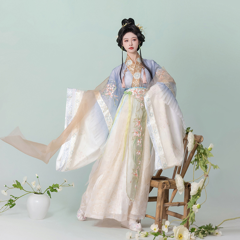 南北朝汉元素汉服女2025新款套装