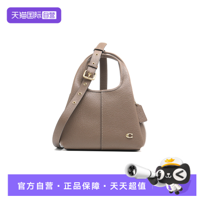 【自营】COACH/蔻驰Lana 22 Logo徽标牛皮革女士手提单肩斜挎包