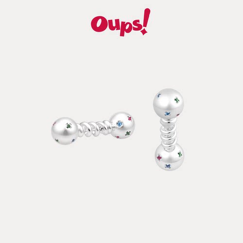 oups镶钻独特个性耳环新品