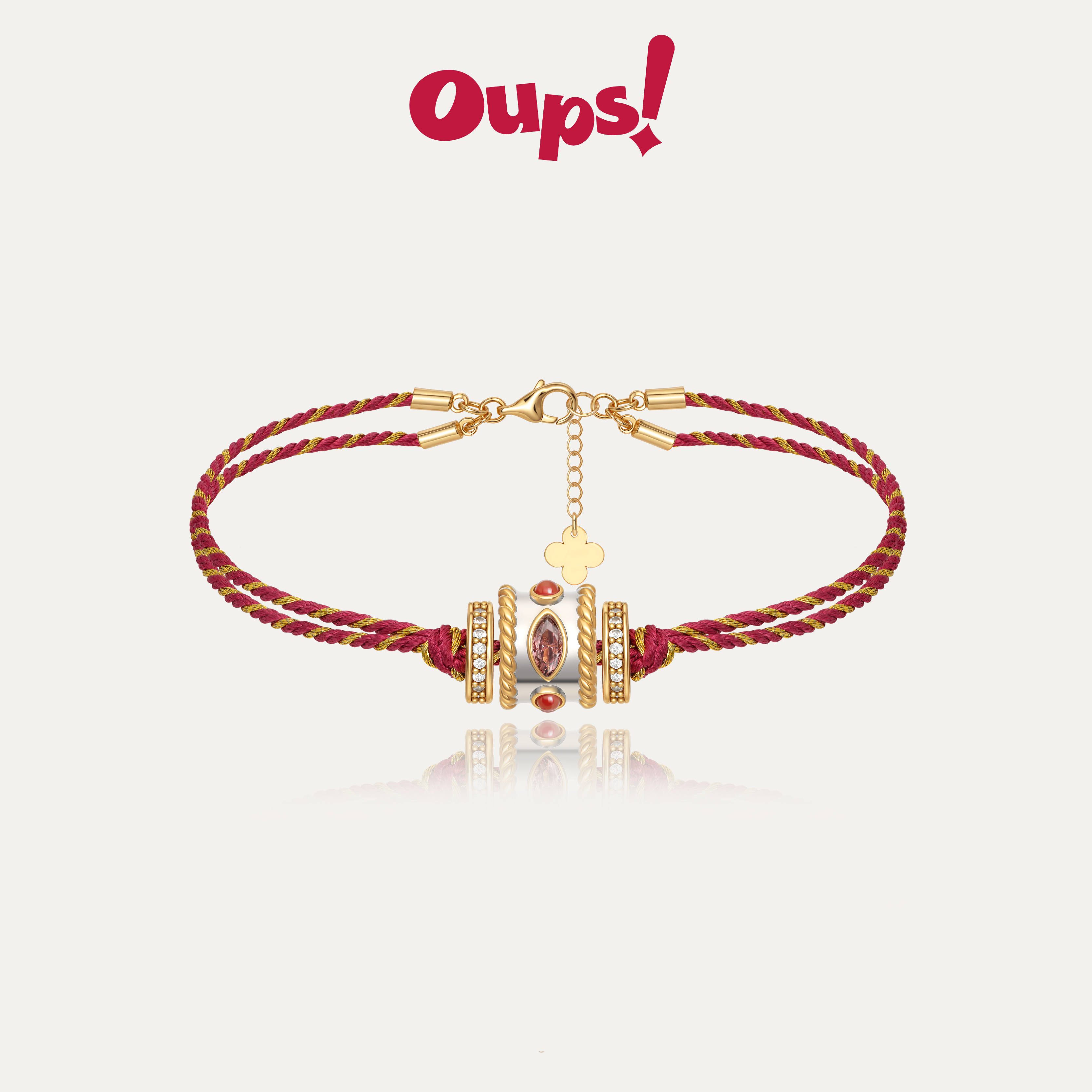 【新年】Oups!岁月流金手链金银色转运珠手链女马年吉祥手链饰品