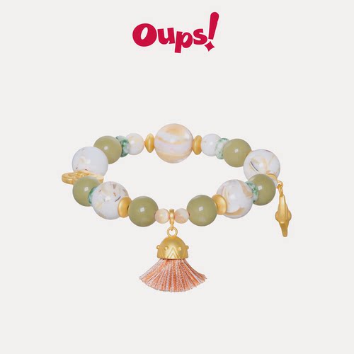 Oups!椰影花信天然石流苏手链
