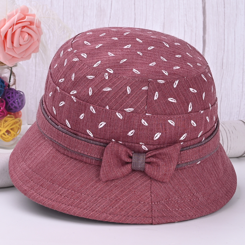 盆帽女春夏秋布帽妈妈渔夫帽