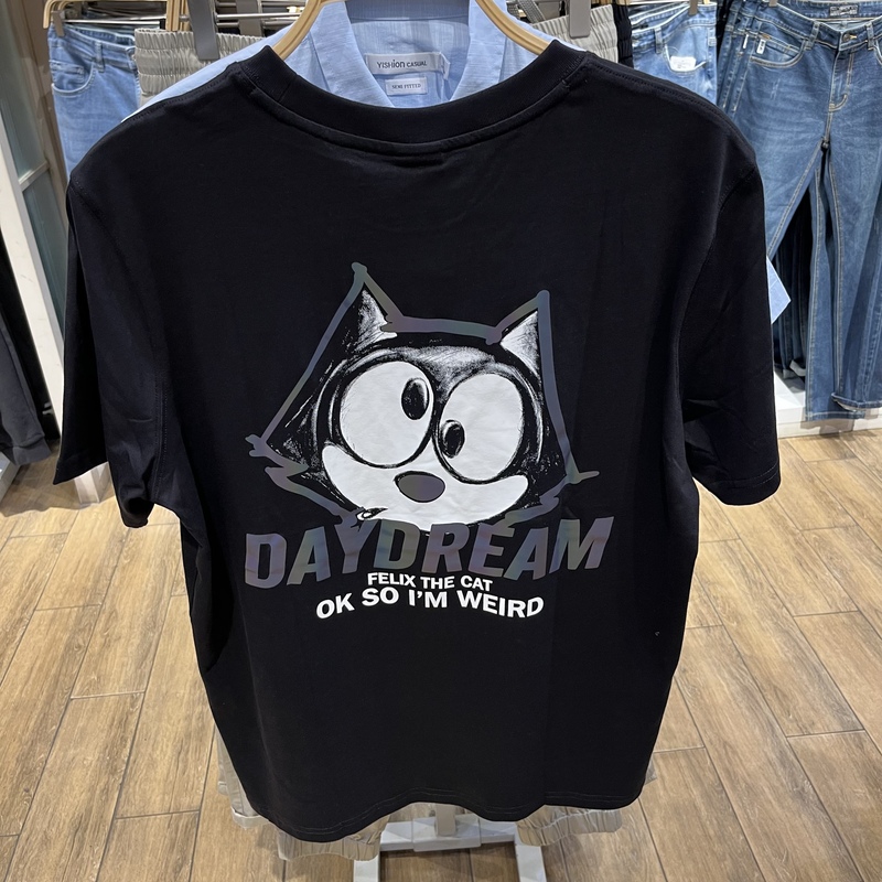 以纯正品男装针织宽松圆领短袖T恤衫R12213121575