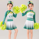 女童拉拉队比赛服中小学生运动会体操服装 儿童啦啦操演出服装 长袖