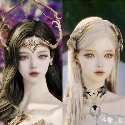 秒发拍1发2【宿】永恒之塔2捏脸清甜 Aion2 天族魔族女数据台服