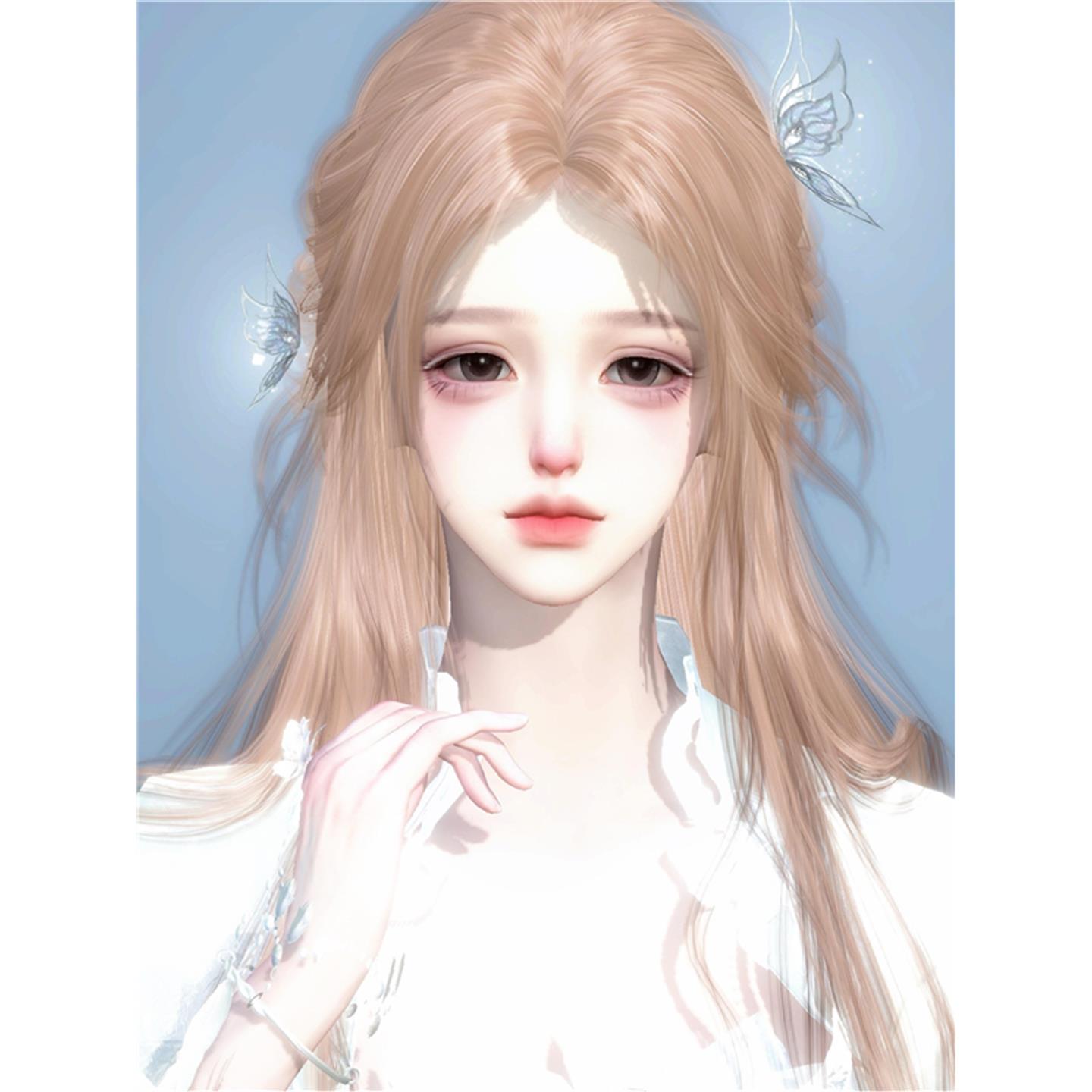 发3 期许 凋零 紫瞳御姐 十月雪 逆水寒手游捏脸女通用