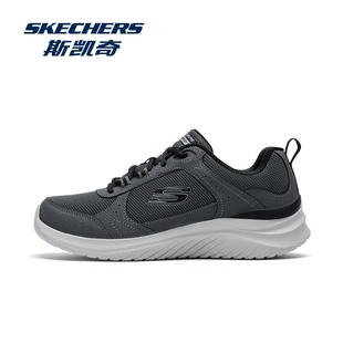 skechers斯凯奇鞋子男运动鞋2025新款冬季男鞋网面减震跑步鞋男款