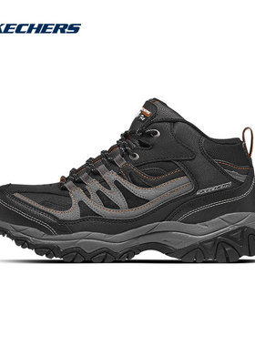 skechers斯凯奇新款男鞋高帮鞋户外休闲运动鞋春季新款徒步登山鞋