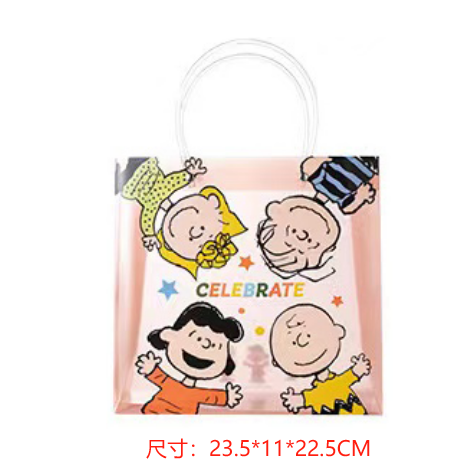MINISO Mingyin Youpin Sanrio/Di City/Mikko Series PVC Middle Number Flash Powed PP Gift Bag