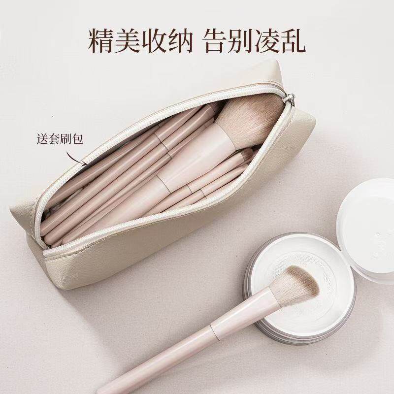 桃夭初学者化妆刷套装眼影腮红修容晕染鼻影遮瑕新手全套专用刷子