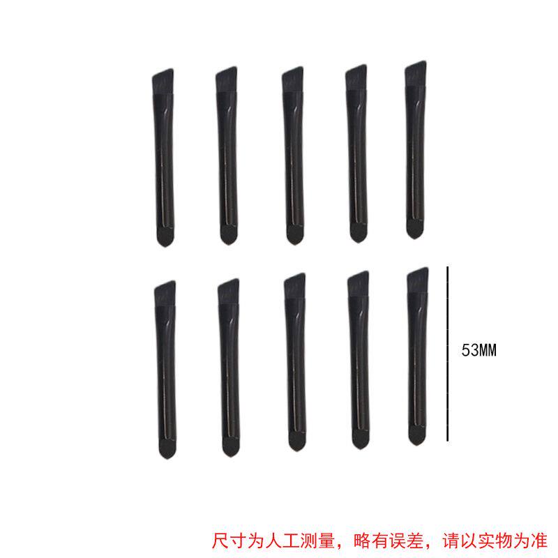 迷你便携双头斜角眉刷眼线刷子弹头眉影眉线刷眉影化妆刷