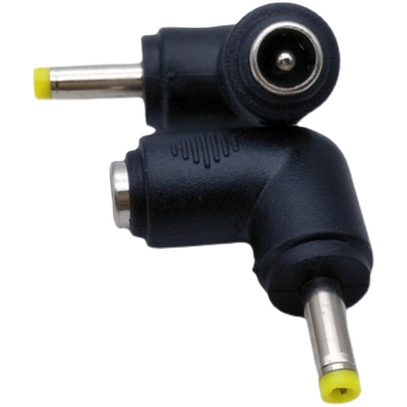 DC5.5*2.1母转DCo4.0*1.7电源转换头笔记本90度DC头弯头 DC转接头