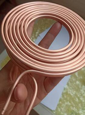 盘制TP2紫铜管蚊香盘紫铜管8/10/15.88米空调专用冷却软态铜方管
