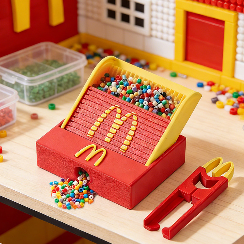 麦门拼豆铲3D打印丝滑不卡麦当劳豆铲新款拼豆收纳盒拼豆收纳神器,玩具/童车/益智/积木/模型,其他手工制作,淘宝优惠券,粉丝福利购,淘宝优惠卷