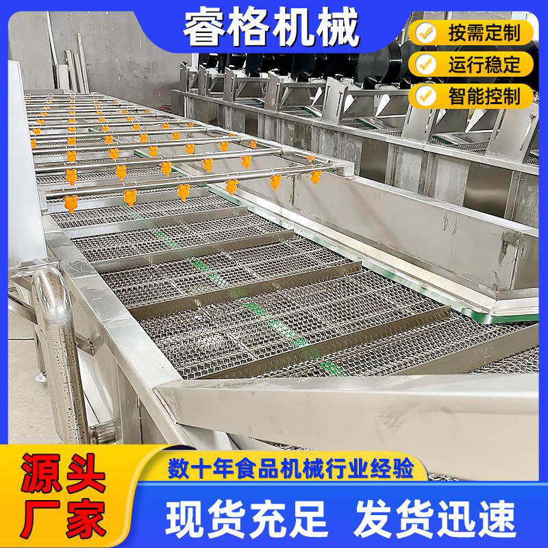 家供应果蔬清洗线 不锈钢果VLP蔬加清洗工设备 韭菜菠菜厂气清泡