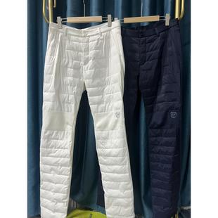 品牌高尔夫服装 百搭LOGO纯色推荐 男士 保暖夹棉长裤 秋冬新品 29j65