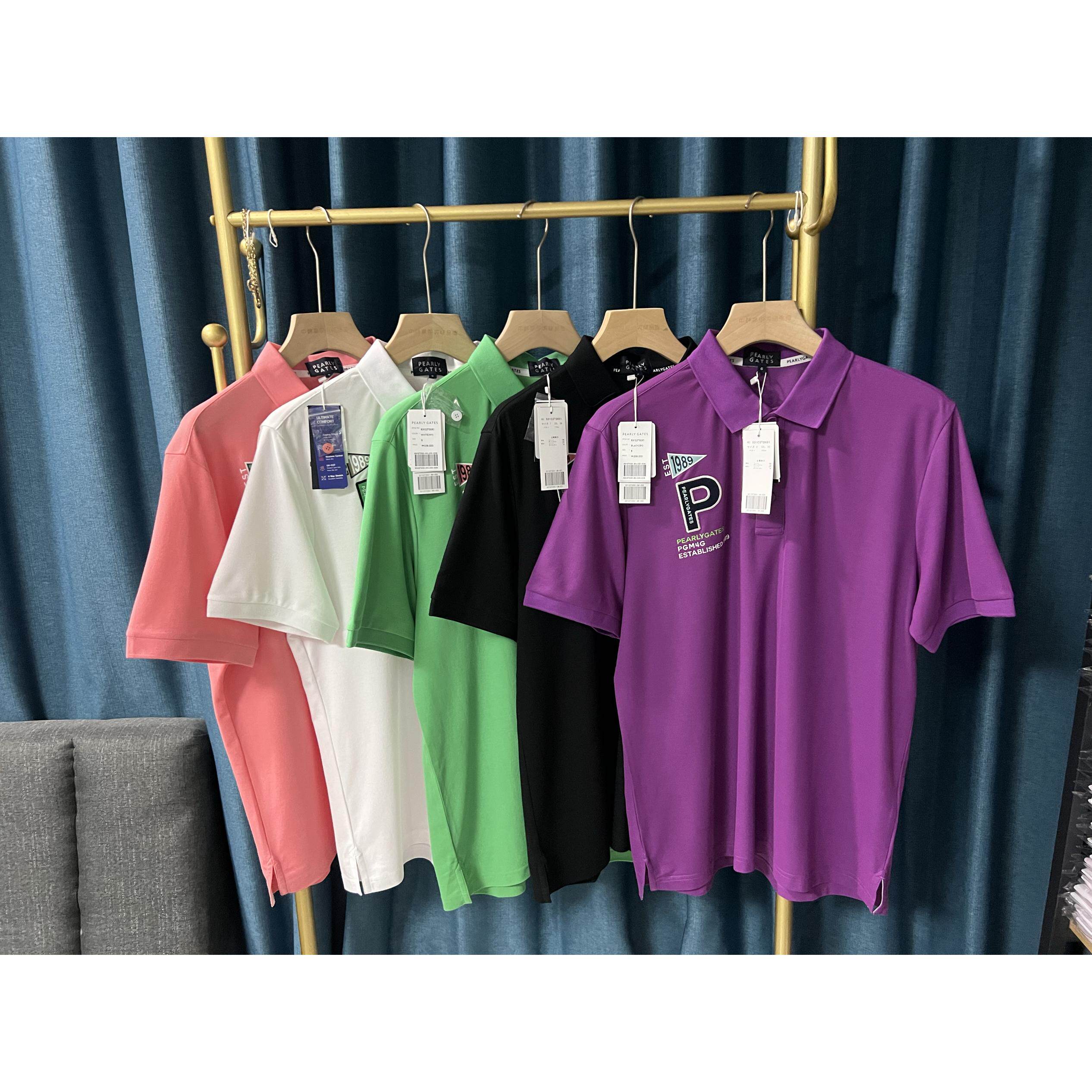 29C10 韩国正品代购高尔夫男t恤透气弹力棉golf上衣夏季国内现货