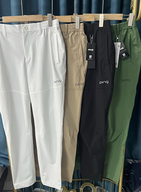 29g07出口日本潮牌PIN高尔夫女士春秋新款户外休闲裤运动裤防泼水