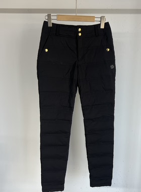 40B79 出口日本贵牌高尔夫女士秋冬新品保暖防寒羽绒裤长裤golf