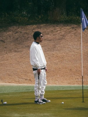 24207 日本潮牌Cph/Golf高尔夫男士秋冬尼龙防风长裤保暖防泼水