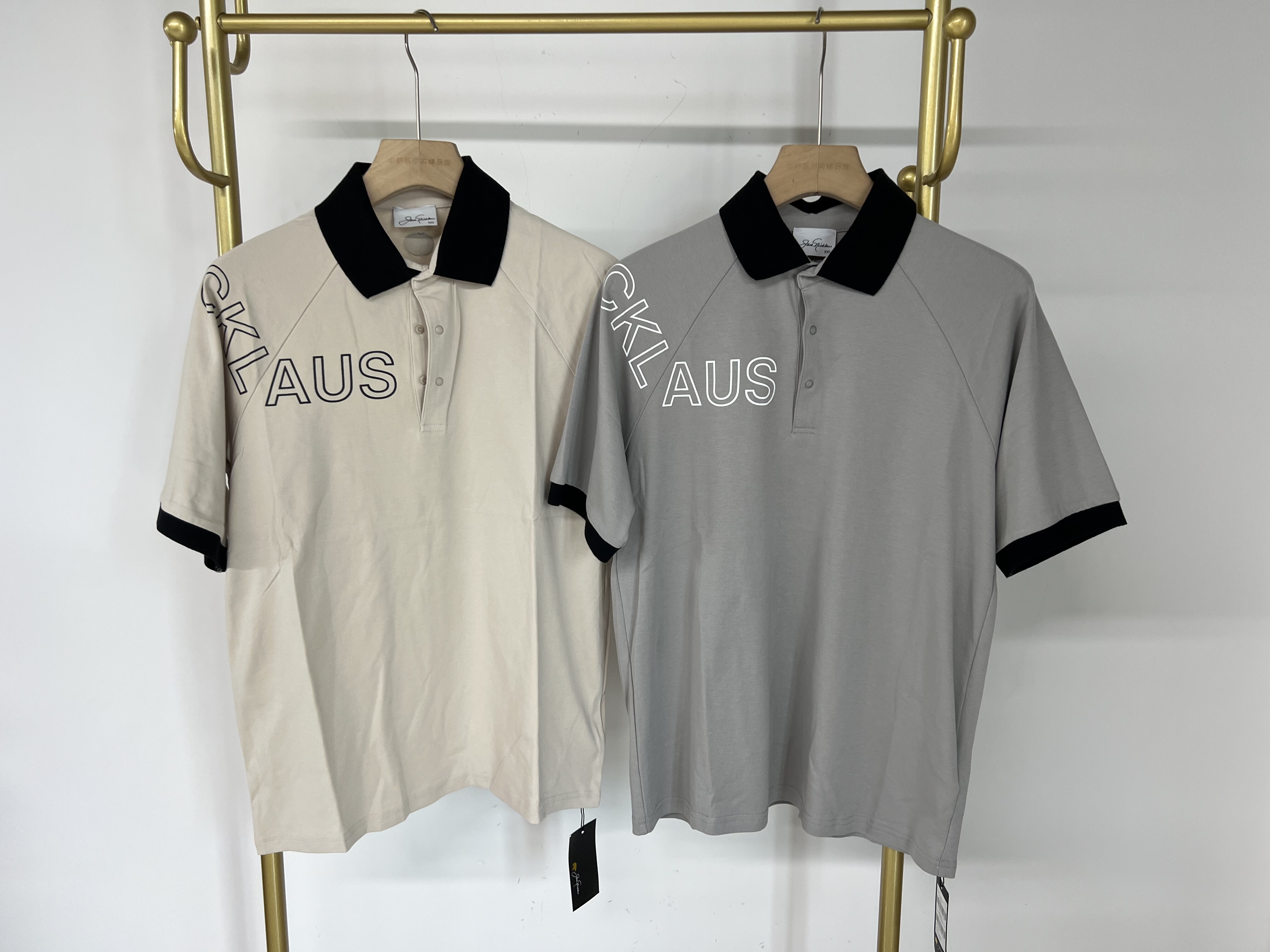 8D70 正品韩国JACK NICKLAUS高尔夫服装男士短袖POLO衫休全棉透气