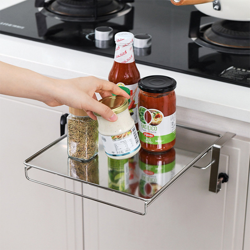 梯菊厨房置物架可折叠桌板柜门挂架浴室悬挂式台面延伸板面收纳架,厨房/烹饪用具,碗架,淘宝优惠券,粉丝福利购,淘宝优惠卷