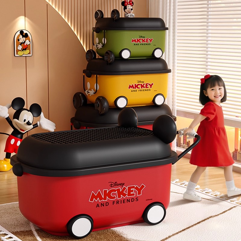 迪士尼儿童玩具收纳箱子家用整理