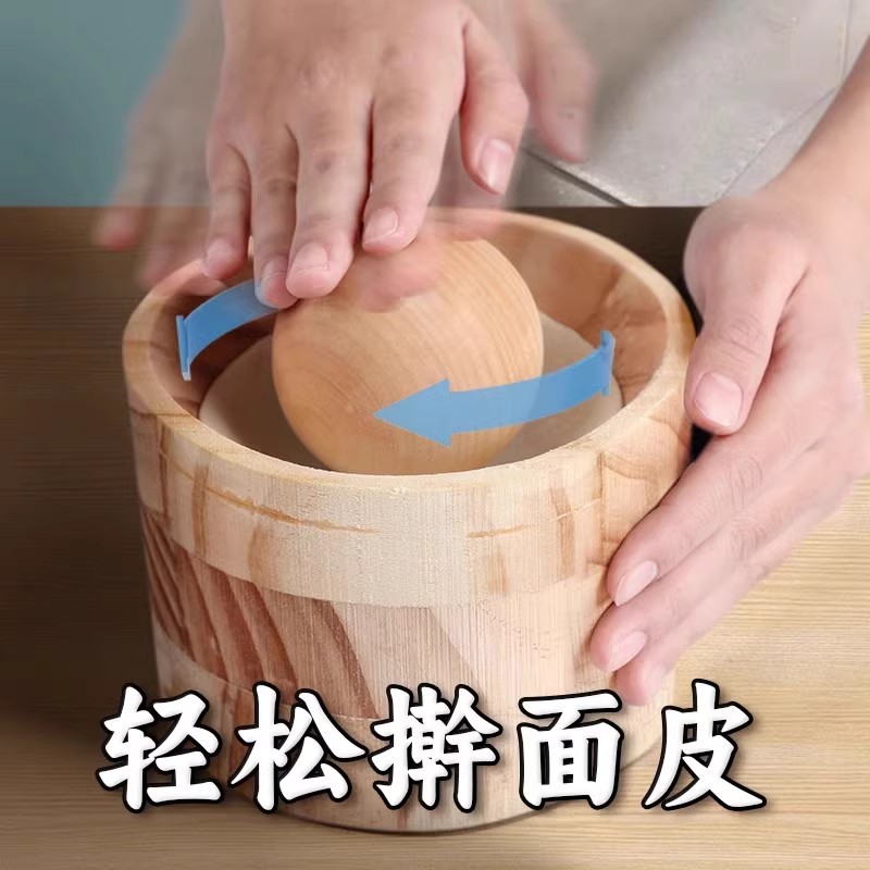 木制新款压饺子皮神器包饺子家用压面皮器木质擀饺子皮机小型模具