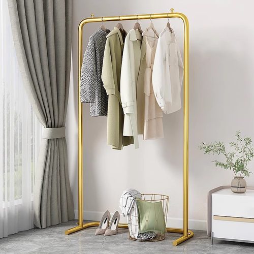 落地晾衣架卧室挂衣架室内晾衣杆晾衣服架子家用晒衣架简易衣帽架