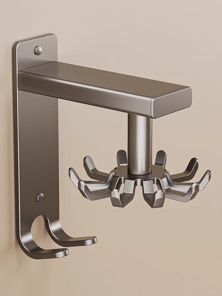 采购产品厨房旋转挂钩，无打孔抹刀和勺子挂钩，可移动的多功能厨,厨房/烹饪用具,碗架,淘宝优惠券,粉丝福利购,淘宝优惠卷