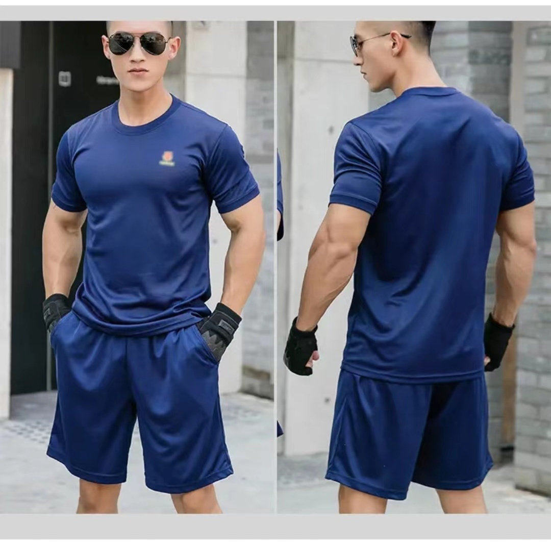 正品新款速干体能训练服套装消体能服短袖上衣夏季短裤体能服男
