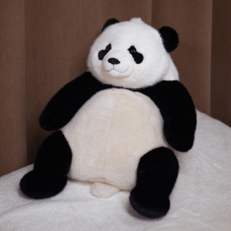 柔软亲肤熊猫抱枕小孩可抱