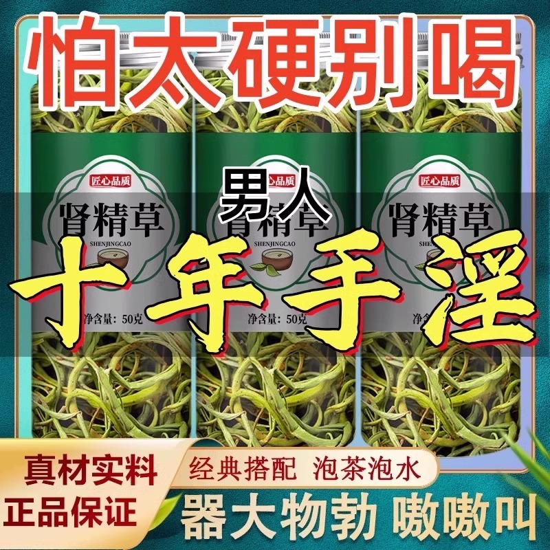 黄金草嗷嗷叫东北长白山正品肾精茶泡水喝野生肾精草旗舰店养生茶