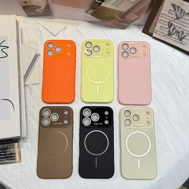 【自带AI按键】适用苹果17promax手机壳16Pro磁吸iPhone15带镜头膜14Pro液态硅胶13promax高级感12防摔保护套